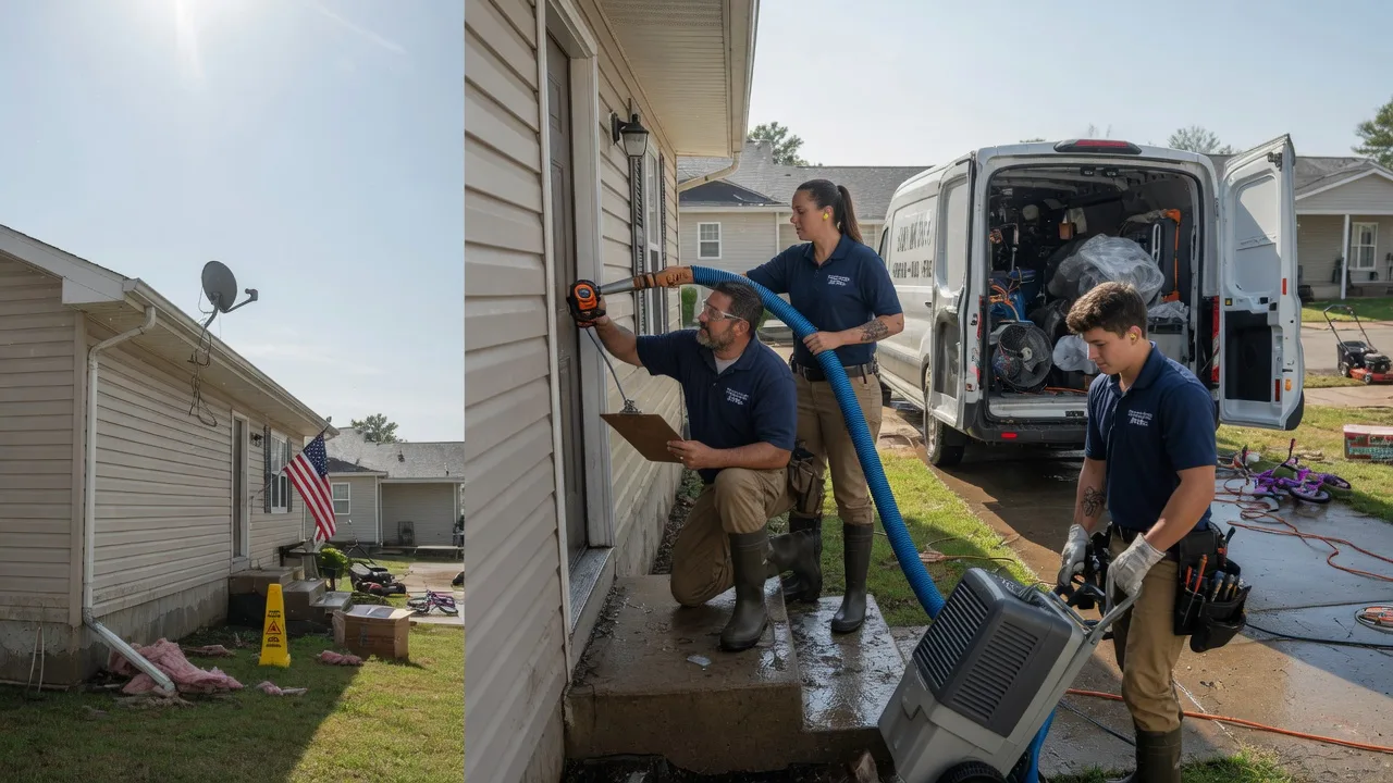 Ceiling Water Damage Restoration in New Auburn, MN near me